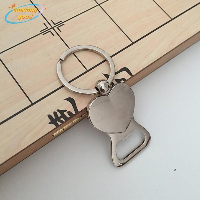 SKTH 1PC ที่เปิดขวดเบียร์รูปหัวใจ ปาร์ตี้พกพา ของขวัญเล็ก SKK
