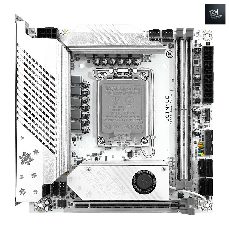 MAINBOARD (เมนบอร์ด) B760i Mini itx DDR4 เมนบอร์ด 2.5G การ์ดเครือข่ายคอมพิวเตอร์ 1700 Pins รองรับ 12