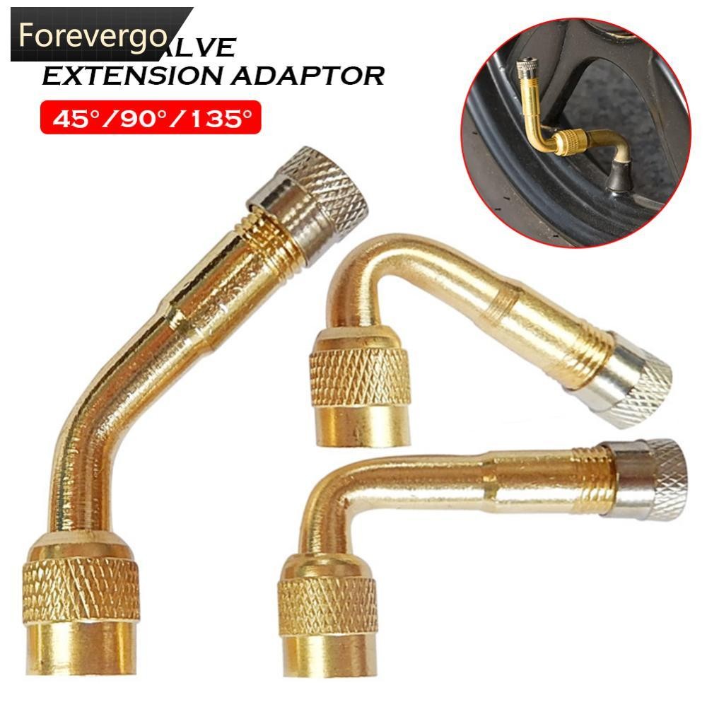 FVG 40/90/135 องศามุมทองเหลืองรถจักรยานยนต์ Bent วาล์ว Adaptor Tyre Tube Valve Extension Adapter สําหรับรถยนต์รถบรรทุก Moto ขี่จักรยานอุปกรณ์เสริม
