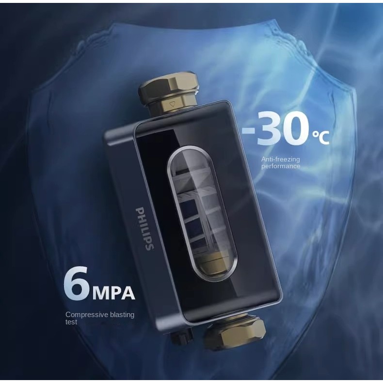 Philips Water AWP1880 7T Pre ติดตั้งเครื่องกรองน้ํา Full House พร้อมตัวกรอง Backwash ทองแดงสําหรับกรองน้ําประปาในครัวเรือน Central Filter - รูปที่ 6