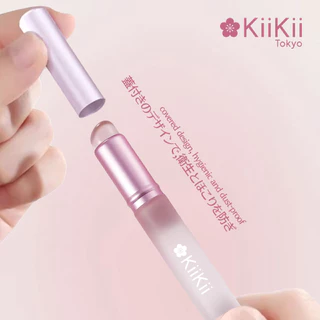 KiiKii แปรงทาลิปซิลิโคนไล่สี แปรงแต่งหน้าหัวนิ่ม แปรงปัดแก้ม แปรงเกลี่ยลิปแบบพกพา