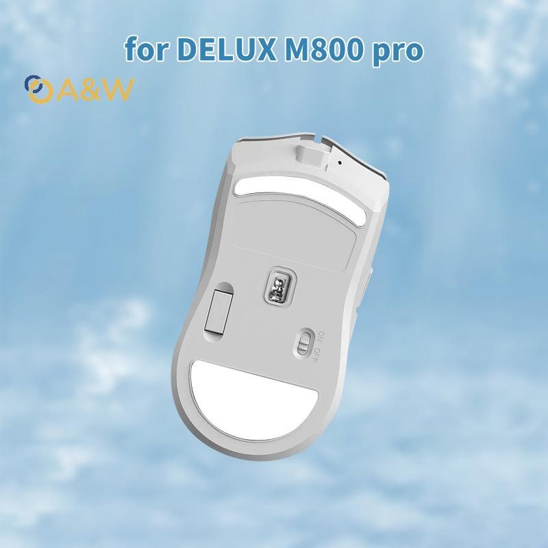 A & W เมาส์สติกเกอร์เท้าสําหรับ DELUX M800 Pro เมาส์สําหรับเล่นเกมลื่น Pad E-Sport Gamer อุปกรณ์เสริ