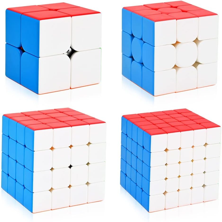 BroMoCube MoYu Meilong Speed Cube ชุดของขวัญกล่อง 2x2 3x3 4x4 5x5 Puzlle Cube Bundle สําหรับของขวัญข