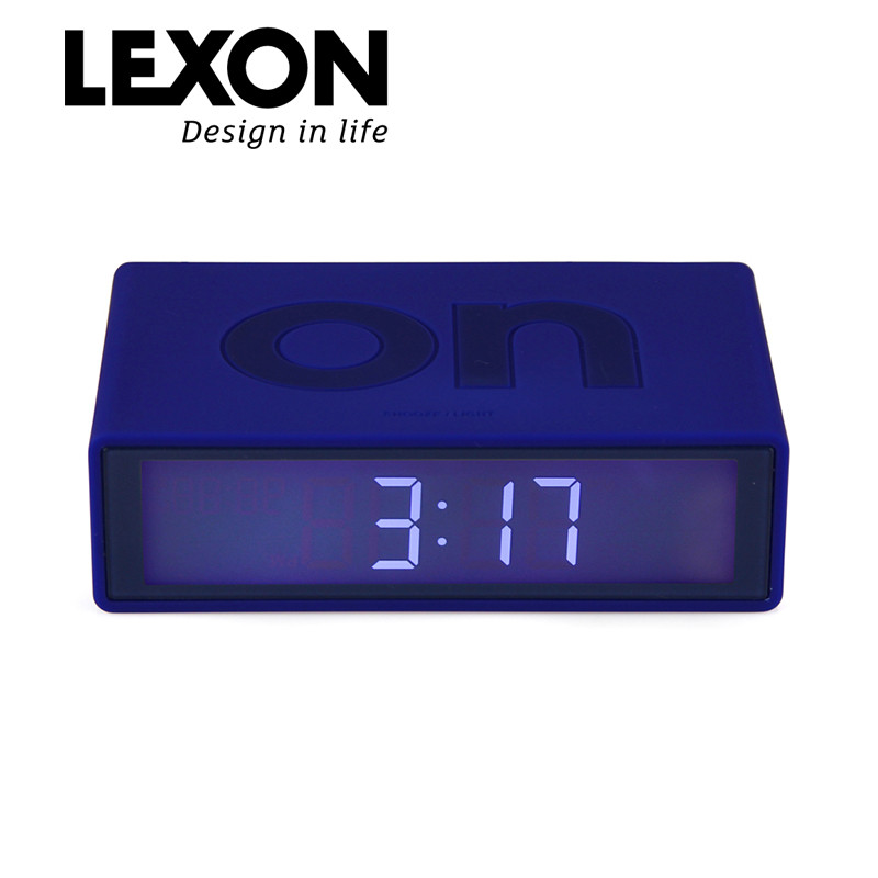 ฝรั่งเศส LEXON LEXON FLIP Snooze Light Touch นาฬิกาปลุกนาฬิกาที่ไม่ซ้ํากันสร้างสรรค์เด็กของขวัญ LR13
