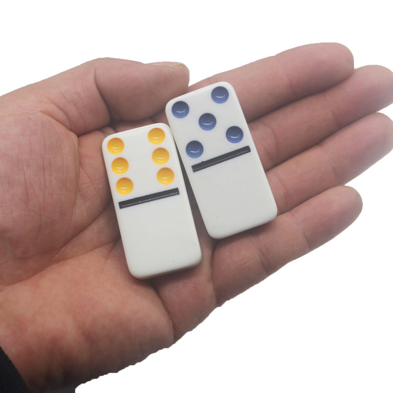 Double Nine การดําเนินงานการศึกษาสําหรับเด็ก Dominoes Double Six Double Twelve DOMINO Dominoes Build