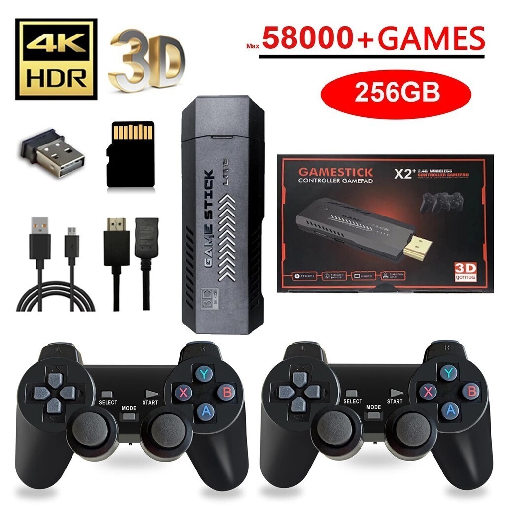 50000 เกม 4K เครื่องเล่นเกม 3D HD Retro คอนโซลวิดีโอเกม Controller TV 50 Emulator สําหรับของขวัญเด็ก
