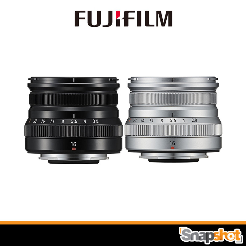 FUJIFILM XF 16mm f/2.8 R WR สีดํา/เงินศูนย์รับประกัน Fuji 16mm f2.8 เลนส์ FUJINON XF16mmF2.8