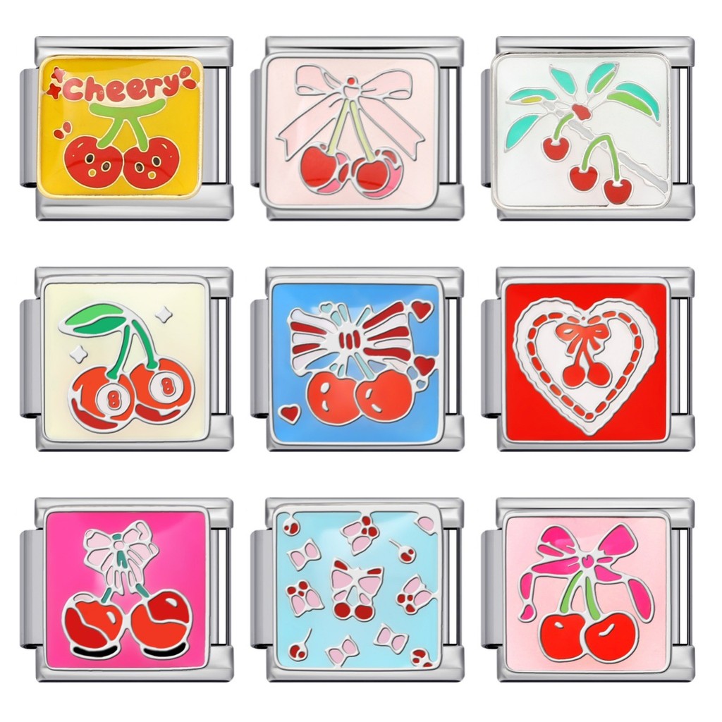 โบว์เชอร์รี่สไตล์อิตาเลียน กับสร้อยข้อมือไทเทเนียมสแตนเลส สำหรับการทำเอง