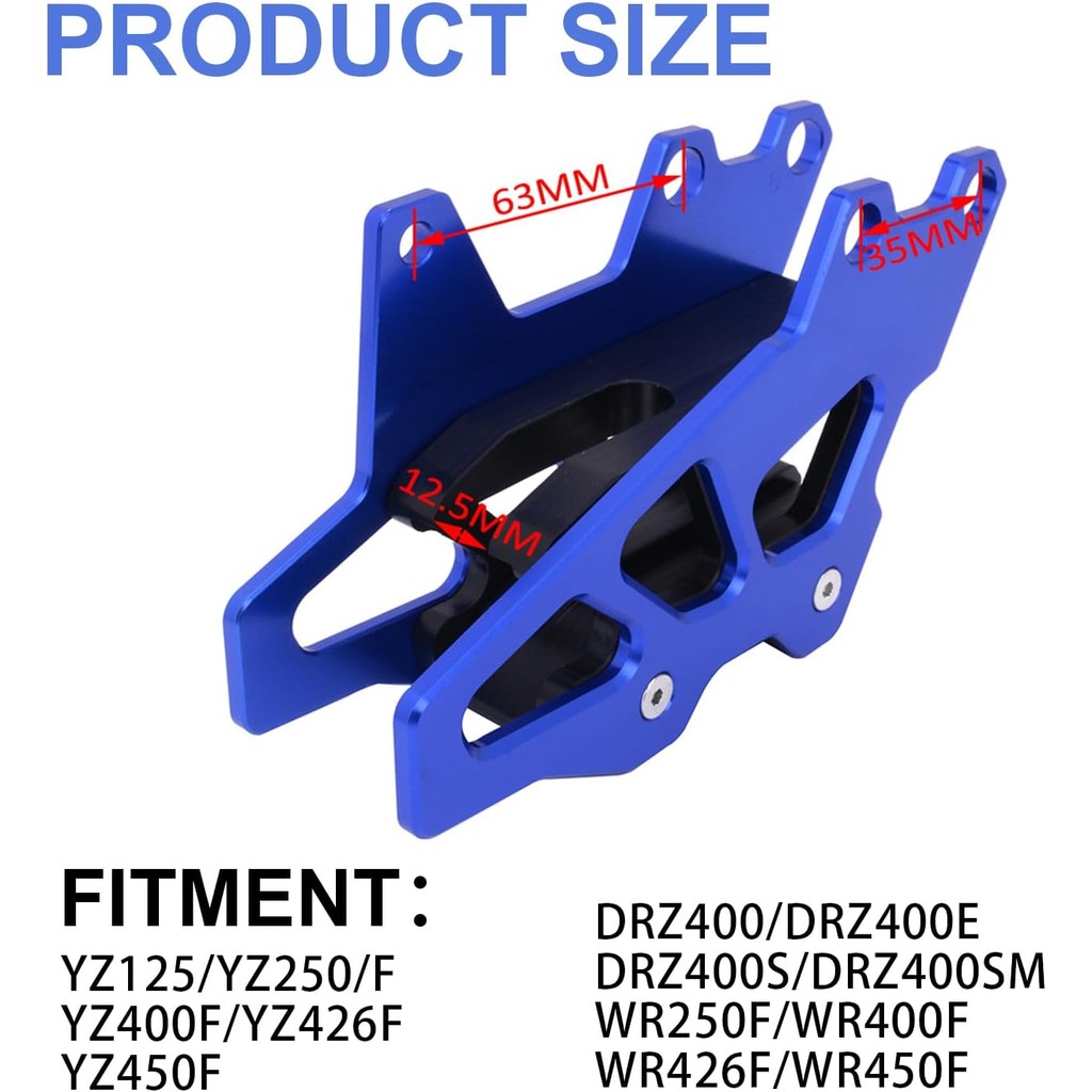 AnXin โซ่รถจักรยานยนต์ท่องเที่ยว Guard ป้องกัน CNC สําหรับ YZ125 YZ250 YZ250F YZ400F YZ426F YZ450F D