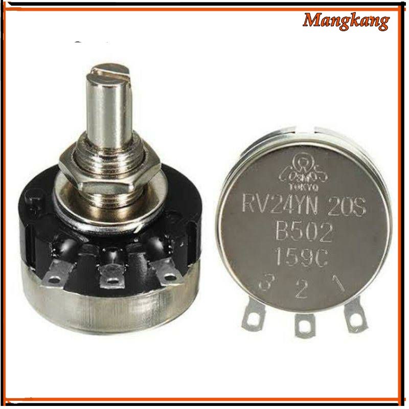 VR. วอลลุ่ม รุ่น RV24YN100โอม. 200โอม 500โอม 1K 2K3K 5K 10K 20K 50K.100K 200K 250K.500K 1M 2M 3M ร้า