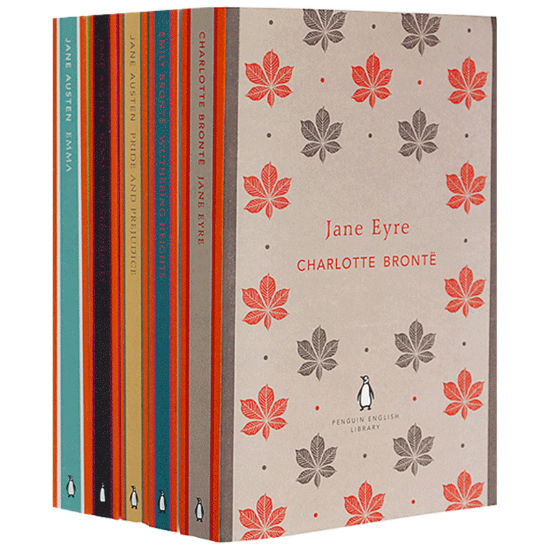 นวนิยายเวอร์ชันภาษาอังกฤษ Jane Eyre Jane Eyre Pride and Prejudice English Original Book Set Total 5 