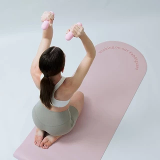 FabFigures : Minimal Yoga Mat พร้อมส่ง เสื่อออกกำลังกาย PU เสื่อหนึบ สไตล์มินิมอล 5 mm.ยาว 181cm : working on our Fab...