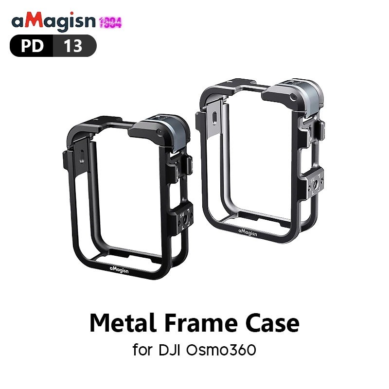 aMagisn PD13/PD01Metal Frame Case for DJI Osmo360 .
