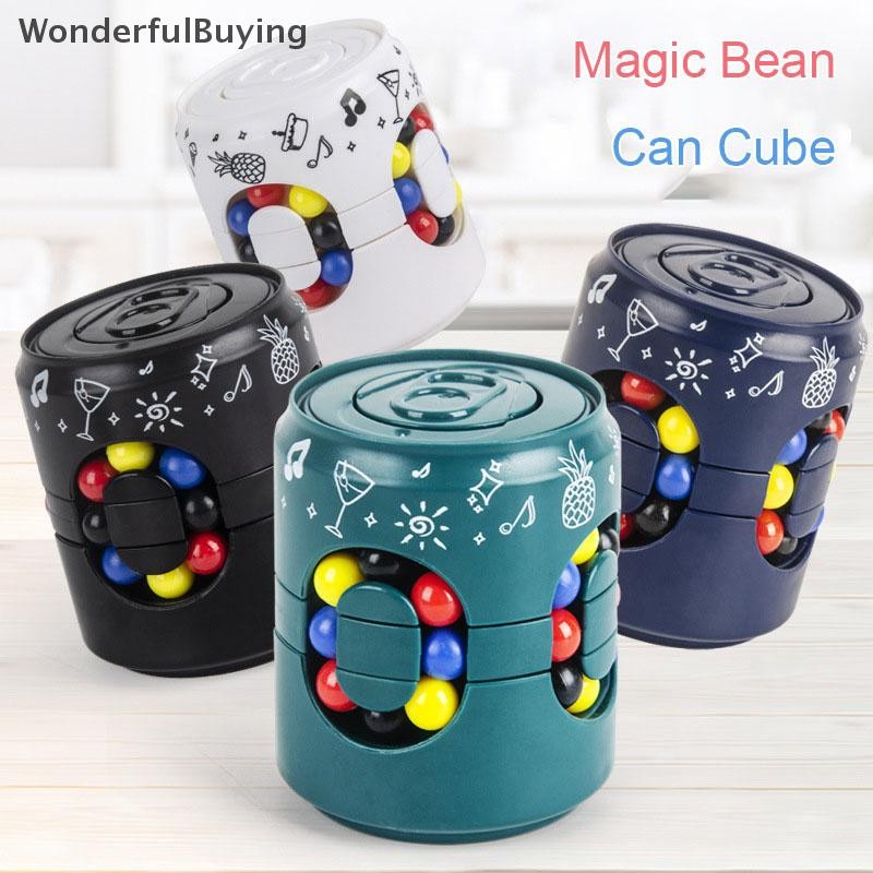 WBTH Magic Bean สามารถปริศนา Cube, Magic Cube และ Fidget Spinner, หมุน Fidget Cube ของเล่น Vary