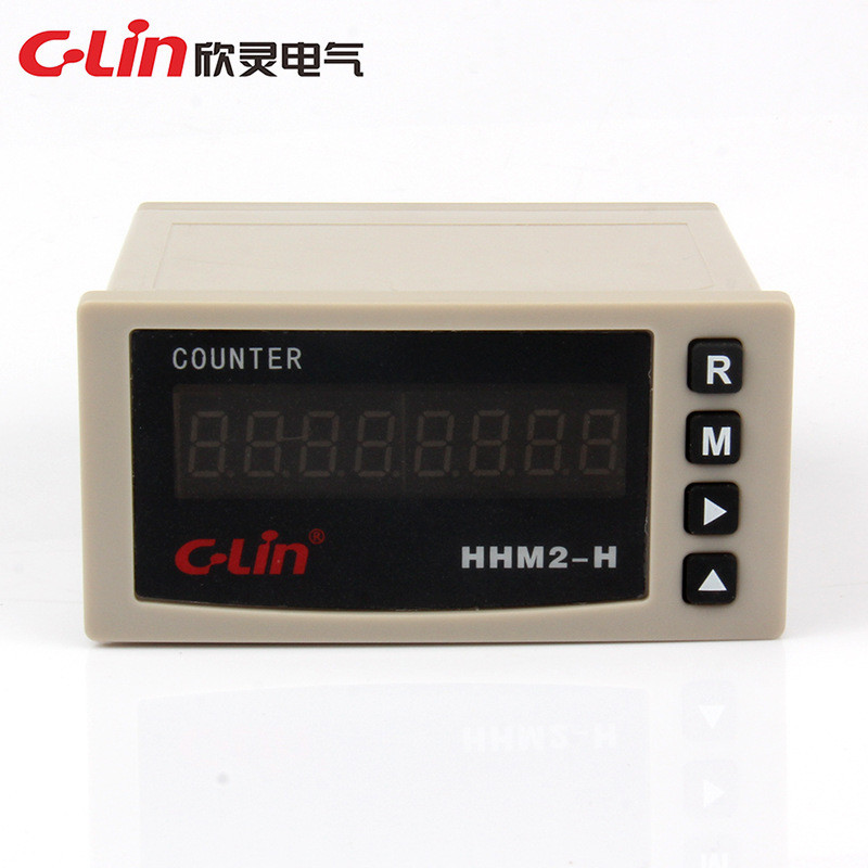 Xinling HHM2-H ความเร็วสูง Reversible Counter Meter Counter ความเร็ว 5000 ครั้ง/วินาที N/C/F Multi-S