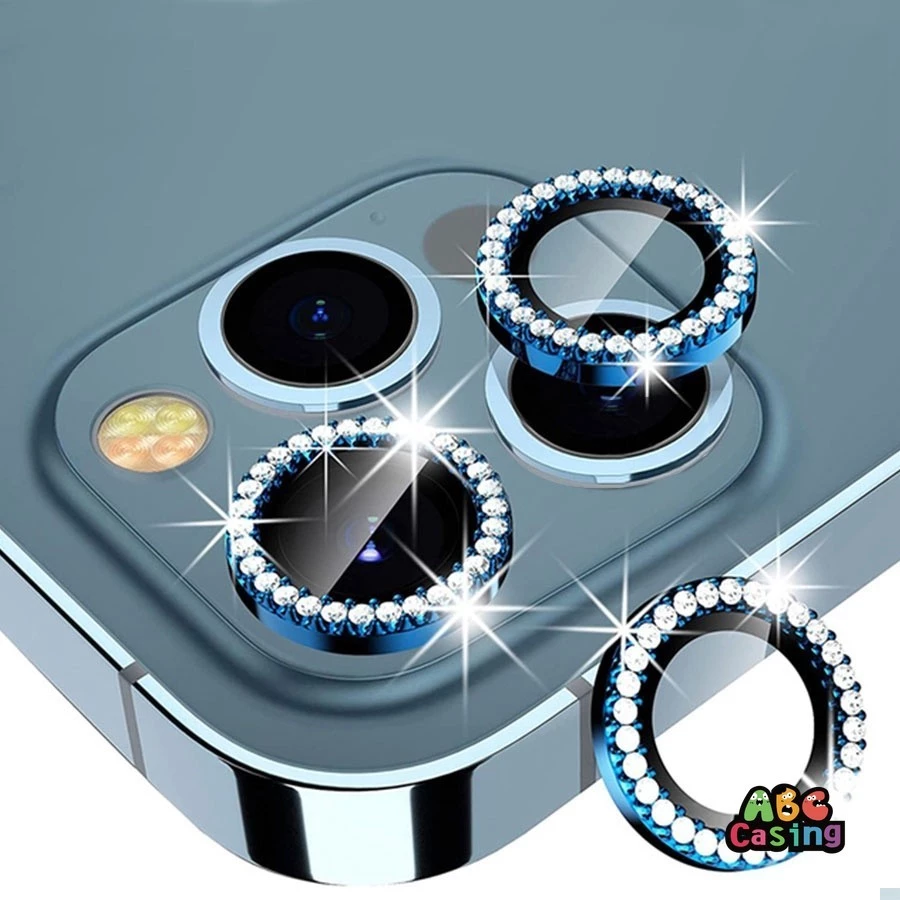 ฟิล์มเลนส์เพชรจุดเดียว สำหรับ IPhone 16 15 12 11 13 14 Pro Max 14 16 15 12 Plus 12 13 MINI ปิดบัง