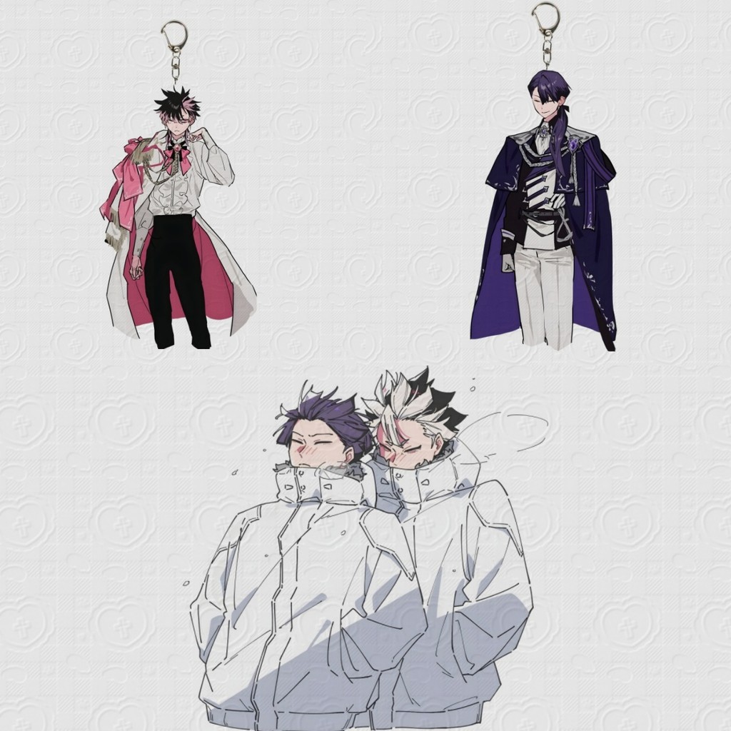 ภาพเคลื่อนไหว Kaiju No8 Monster 8 อะนิเมะพวงกุญแจสําหรับ Kafka Hibino Reno Ichikawa Kikoru Shinomiya