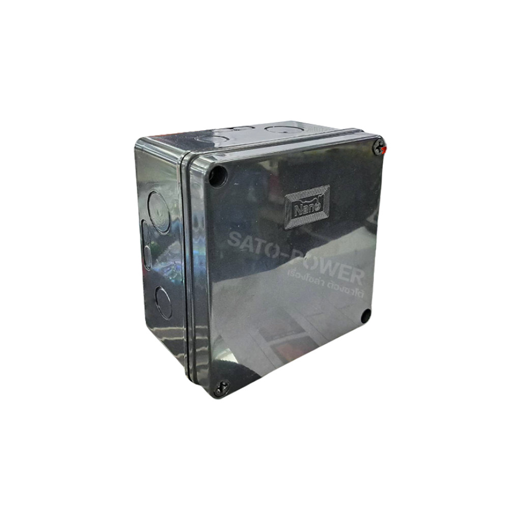 Nano กล่องกันน้ำพลาสติก นาโน รุ่น NANO-204B (ขนาด 149 x 149 x 82.5มม./สีดำ ฝาทึบ) | Electrical Enclosure กล่องกันน้ำ ...