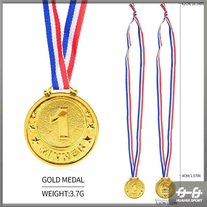 เหรียญรางวัล เหรียญทองเงินบรอนซ์ 1st 2nd 3rd แบบกลม พร้อมสายคล้องคอ สําหรับเด็กนักเรียน เล่นกีฬา thumbnail 8