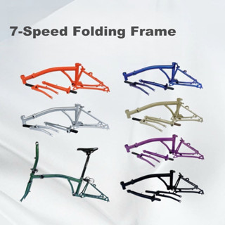 LitePro จักรยานพับได้ กรอบ 74/112 V ดีไซน์เบรกเหล็ก ความเร็ว…