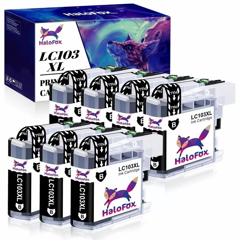 7Pk LC103 XL ตลับหมึกสําหรับ Brother DCP-J152W MFC-J475DW J450dw