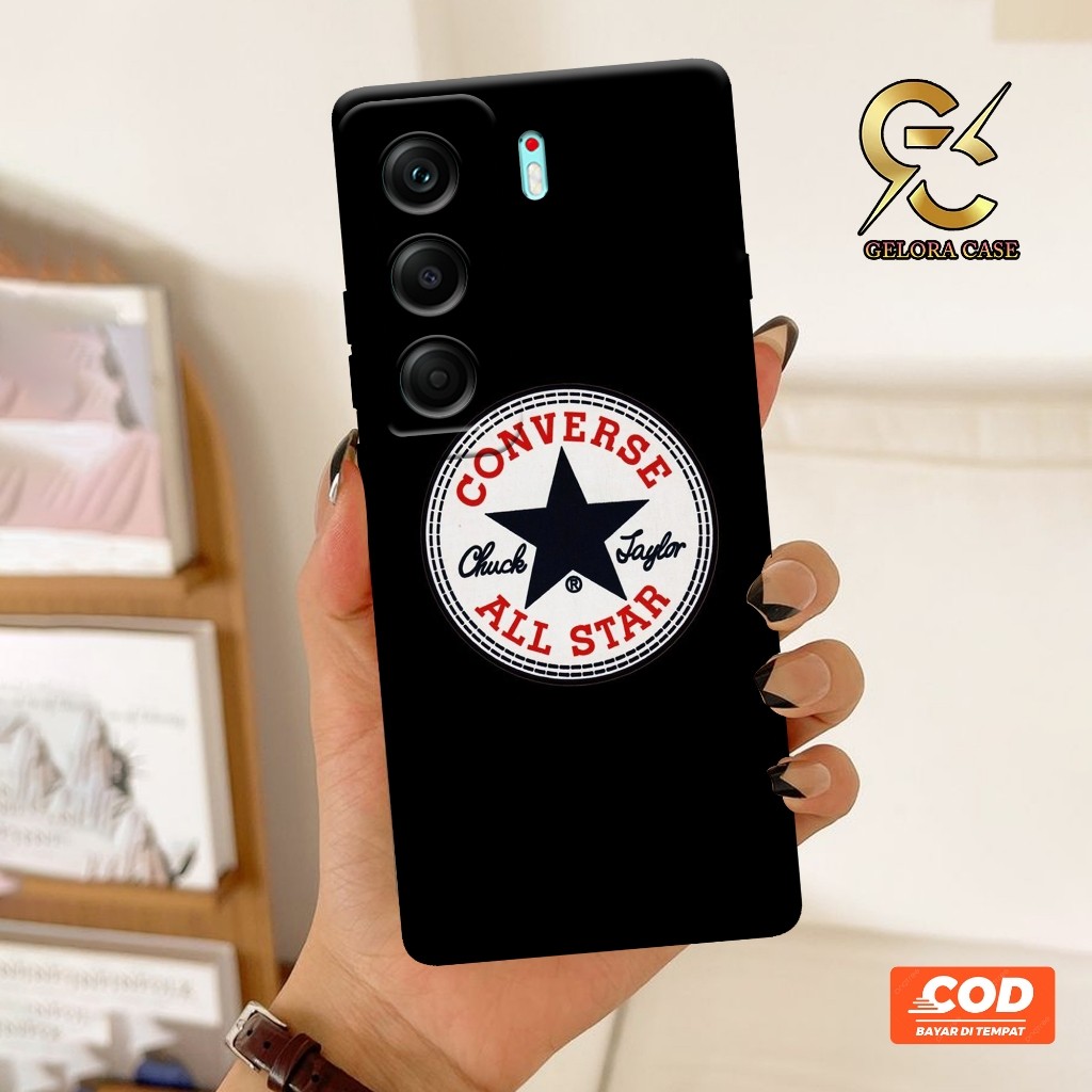 HP Softcase Tecno Camon 40 4G 2025 - Geloracase - ล่าสุด Camon 40 4G Casing - Logo Case Motif - Tecn