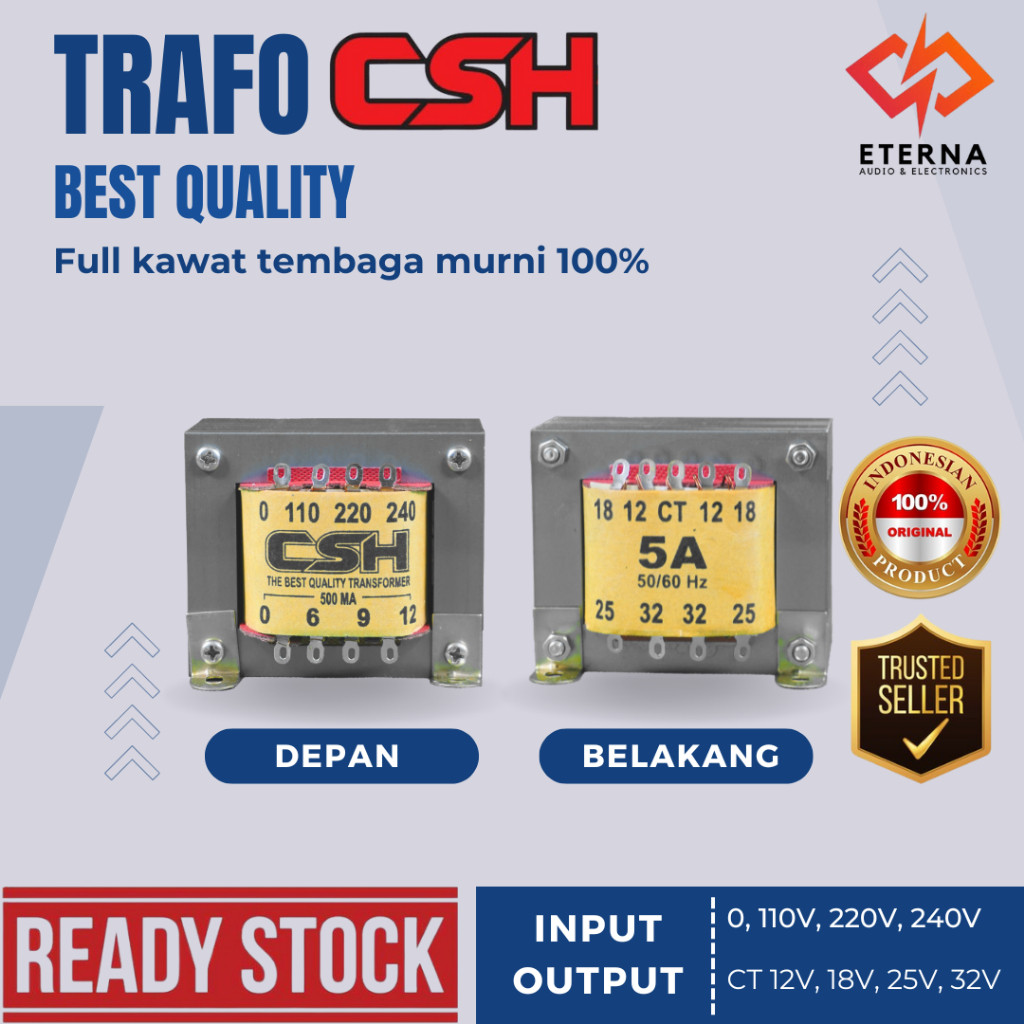CSH BEST QUALITY 5A CT 32V TRANSFORMER - COPPER บริสุทธิ์ 100%