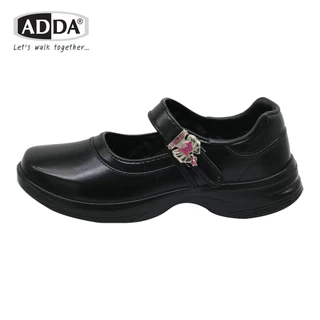 รองเท้านักเรียนหญิงสีดำ ADDA 41T01 เป็นรองเท้าที่ทำมาจากPUทำให้รู้สึกถึงความนุ่มนิ่มเบาสบายเวลาสวมใส