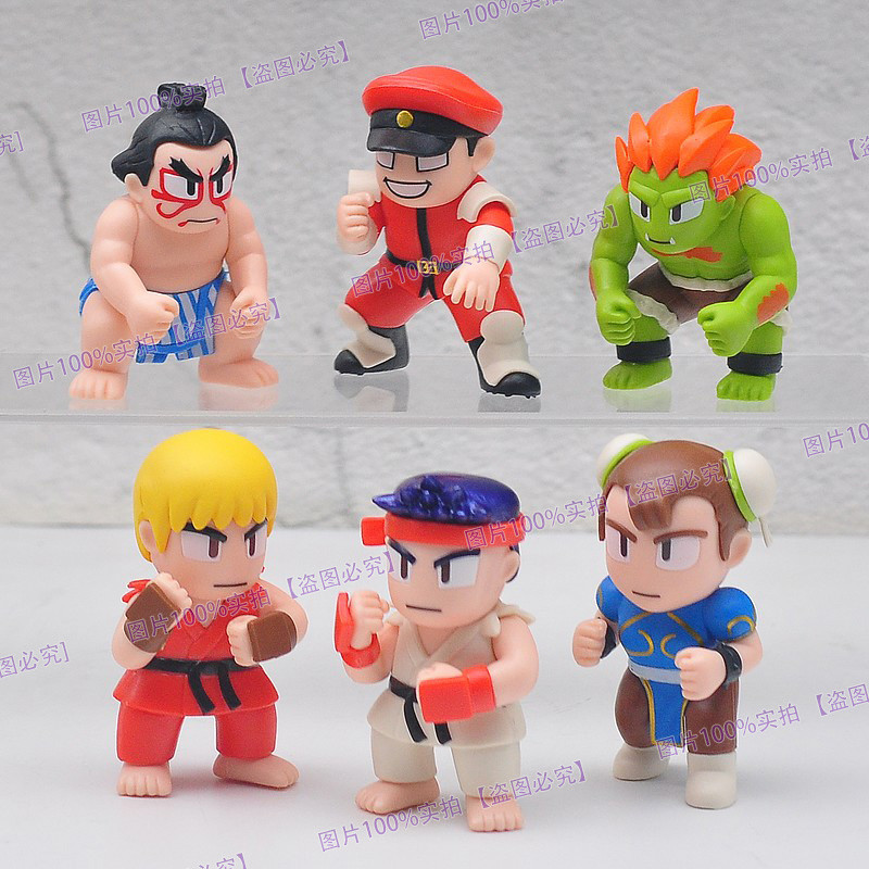 Street Fighter Street Fighter Chun Lilong Kevin Vega Blanca 6 รูปแบบรุ่น Q เดสก์ท็อปตกแต่งรูป