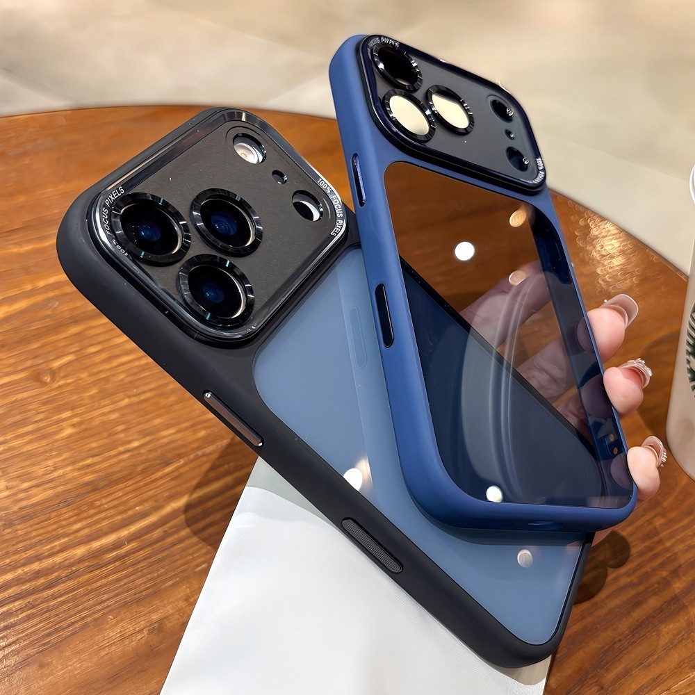 สีกล้องป้องกันกรณีโทรศัพท์สําหรับ ไอโฟน 17 16 12 13 14 15 มือโปร สูงสุด อากาศ 15 16บวกปลอกกับกล้องเต็มป้องกันกันกระแทกปกฮาร์ดกรณีโ - รูปที่ 7