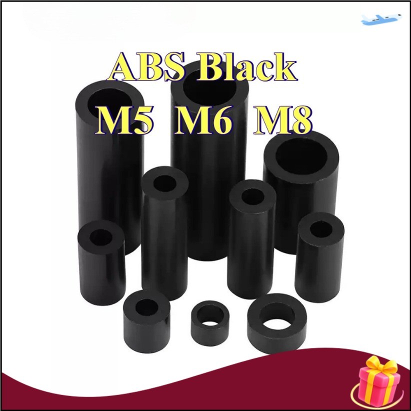 คอลัมน์แยก ABS สีดําผ่านคอลัมน์แขนไนลอน, คอลัมน์แยกฉนวน M5/M6/M8 WDY-MB
