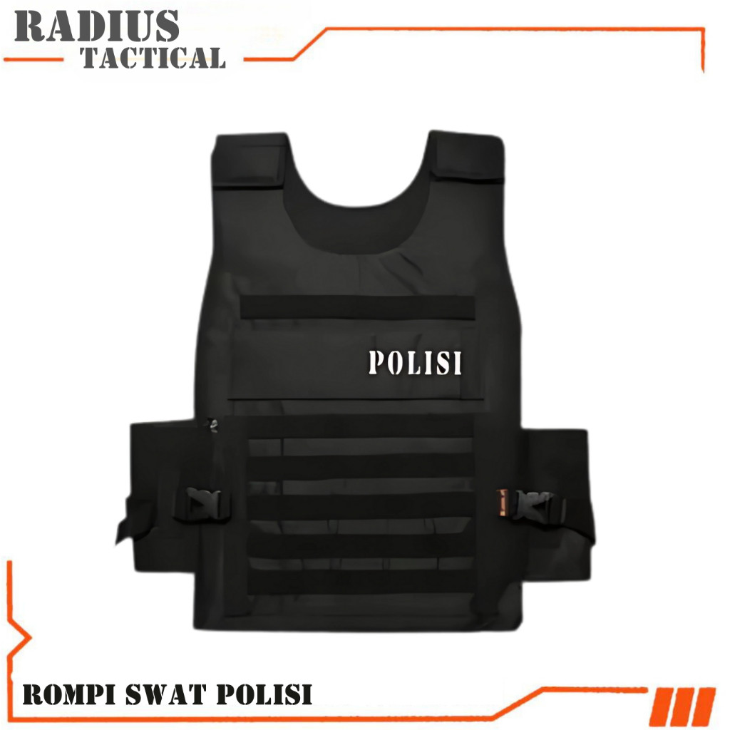SWAT POLICE VEST เสื้อกั๊กตํารวจ / Swat / Plain / เสื้อกั๊กมอเตอร์ไซค์ / เสื้อขี่มอเตอร์ไซค์