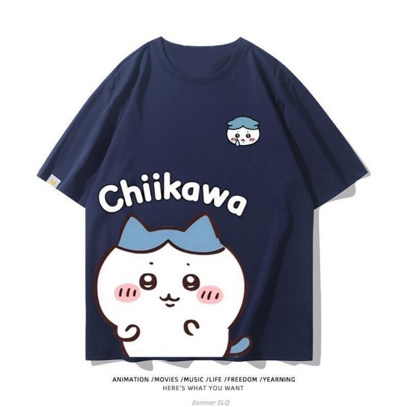 เสื้อยืด W12 n6282 Fashionsunส่งไวจากไทย เสื้อยืดแขนสั้น พิมพ์ลายการ์ตูนอนิเมะ Chikawa คุณภาพสูง สํา