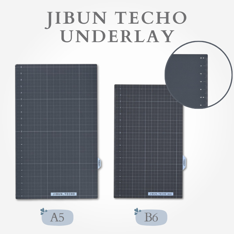 แผ่นรองสมุดโน้ต KOKUYO Jibun Techo ขนาดมาตรฐานและขนาดเล็ก เครื่องเขียนสำหรับสมุดบันทึก/สมุดไดอารี่จากญี่ปุ่น