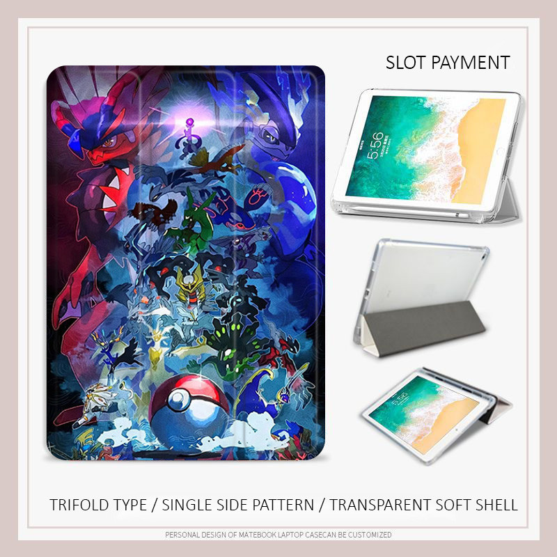 Pokémon 98 สําหรับเคส iPad A16 air M3 air4/5/6 air7 10.2 gen7/8/9 mini4/5/6/7 8 iPad ใหม่ pro11 pro12.9 pro13 gen10 generation11 2025 กรณี