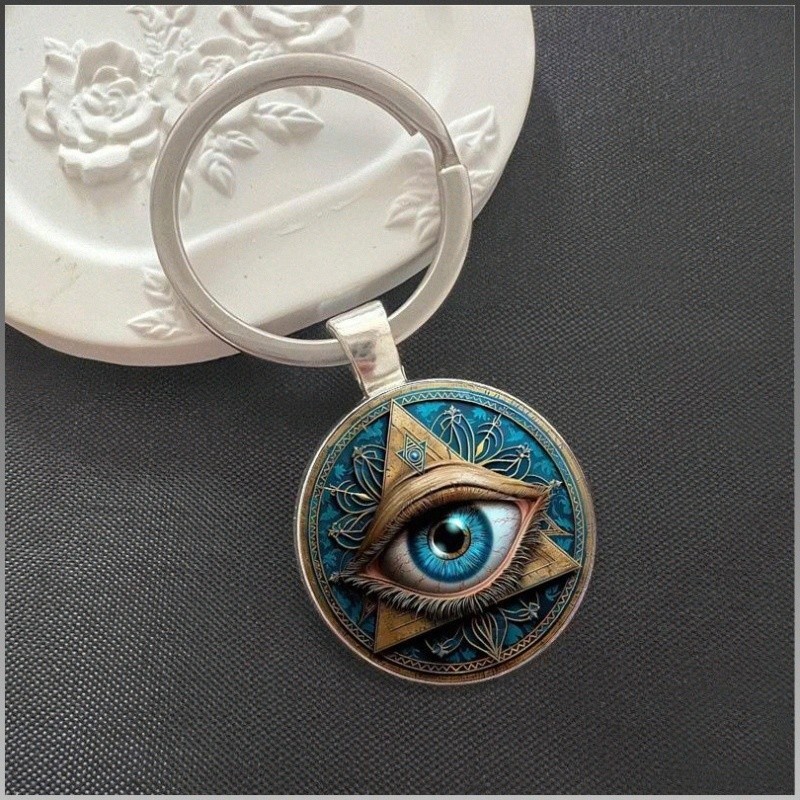 จี้ ตกแต่ง ดวงตาปีศาจ แฟชั่น บุคลิกภาพ สไตล์ย้อนยุค โชคดี ชีวิตประจําวัน