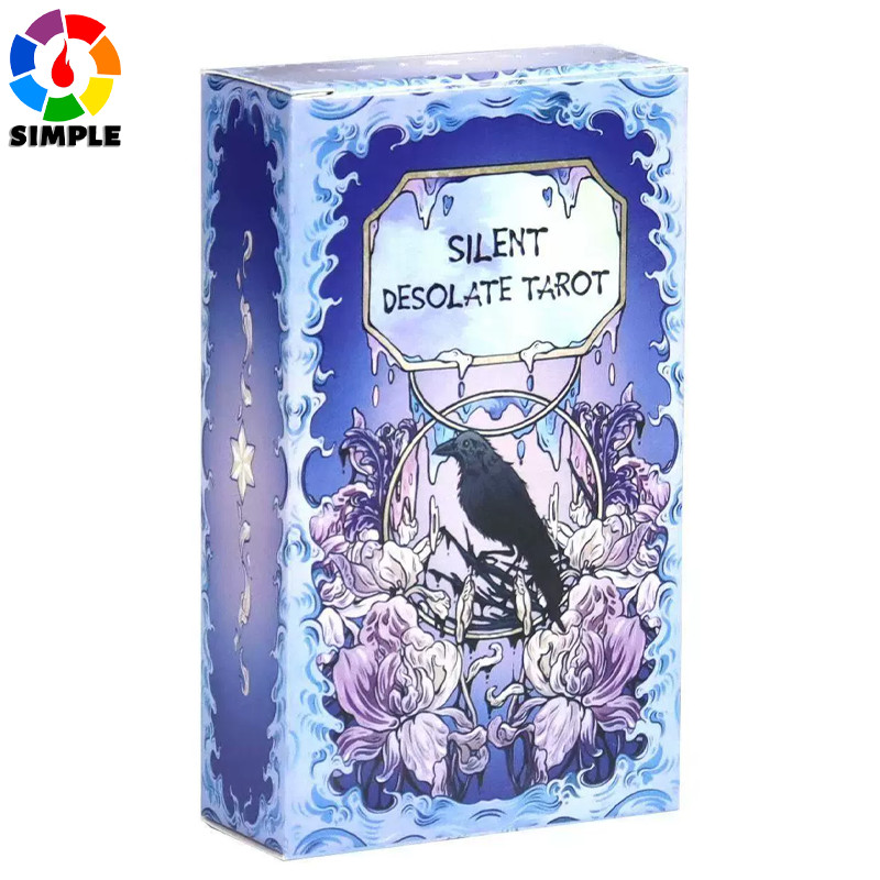 Silent Desolate Tarot Cards English Version Mysterious Divination Card Game