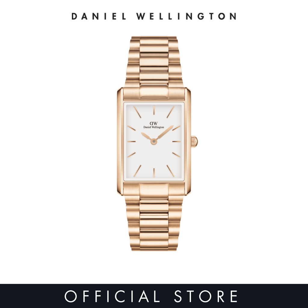 (พรีออเดอร์) Daniel Wellington Bound 35x24mm 3-link Rose Gold นาฬิกา ผู้ชาย สีโรสโกลด์