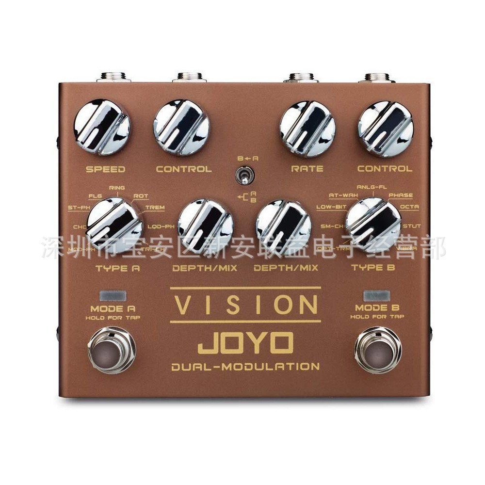 JOYO Effect Device VISION สินค้าผลการปรับเปลี่ยนการออกแบบสินค้าการปรับเปลี่ยน Dual Channel R-09 JP7Q