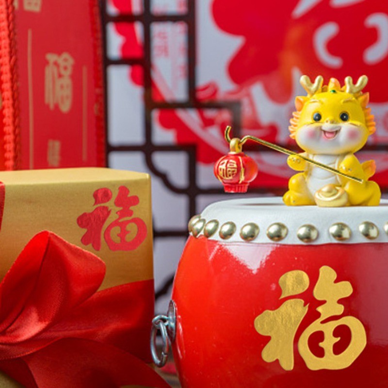 5/10/20/30ชิ้นเทศกาลฤดูใบไม้ผลิมินิรอบซองจดหมายสีแดงเชิญปิดผนึกสติกเกอร์-ปีใหม่ปิดทอง ฟูซี ป้าย - รูปที่ 4