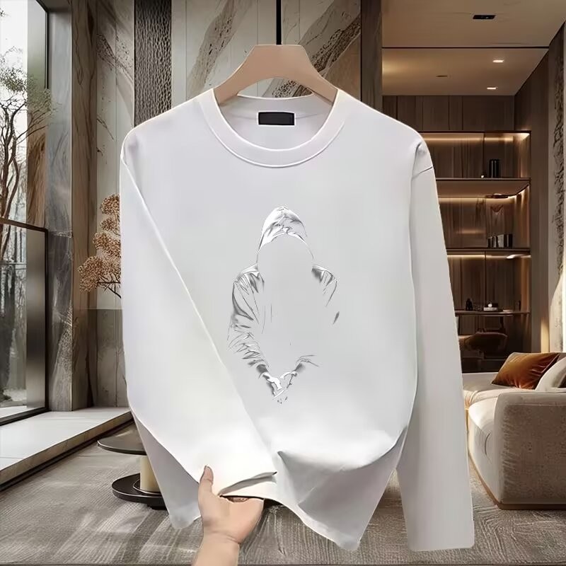 COD 2025 American Heavyweight National Trend Sweatshirt Men 2024 Spring Autumn New Trendy Brand Loos