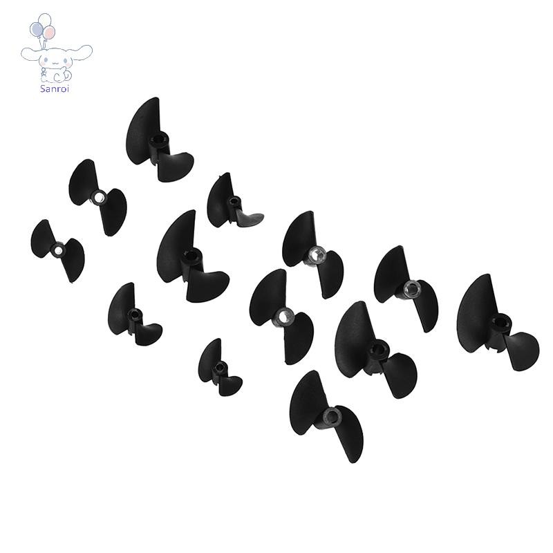 [San] RC Boat Model Two-des Propeller CW Nylon Paddle P40 Boat Shaft Propeller เส้นผ่านศูนย์กลาง 27/