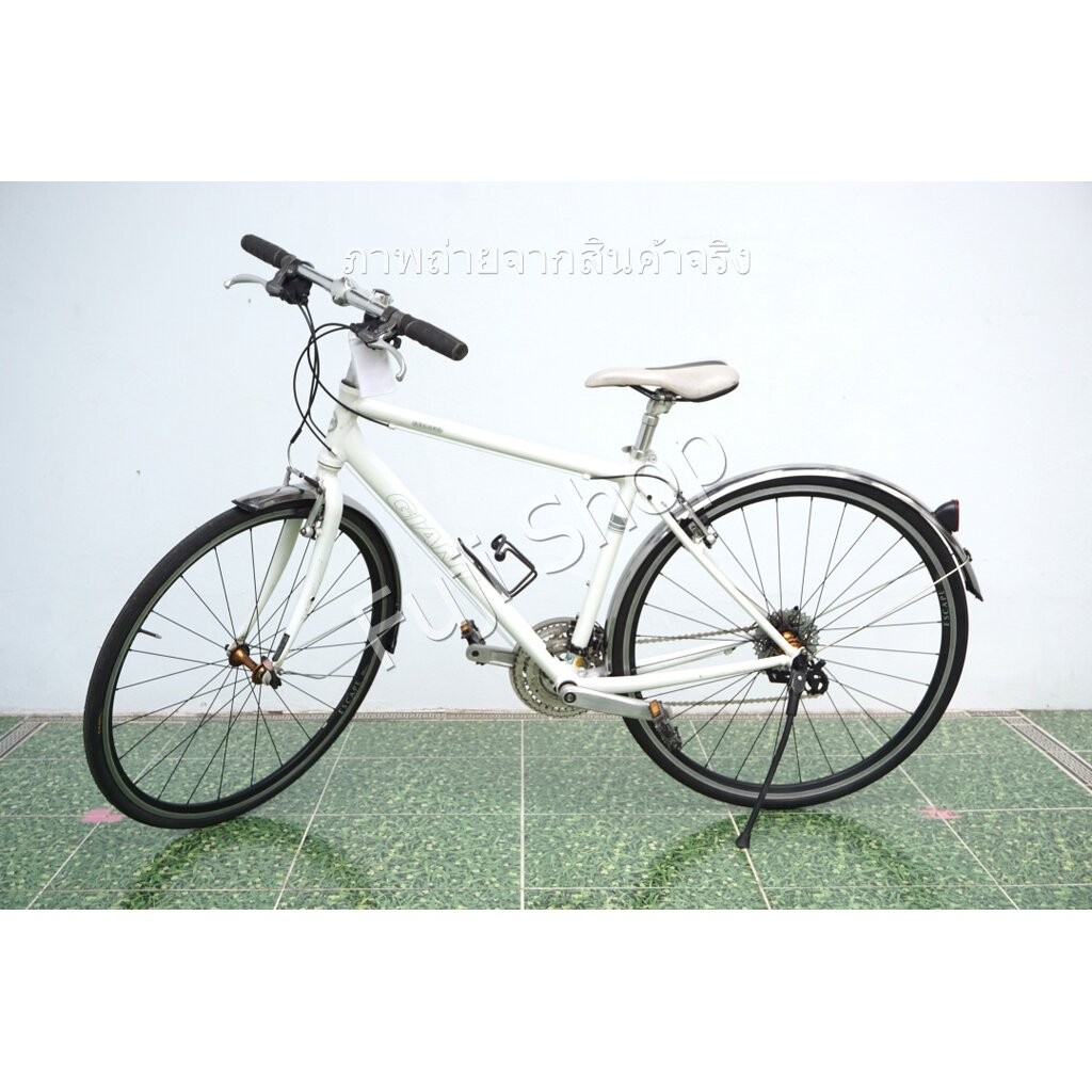 จักรยานไฮบริดญี่ปุ่น - ล้อ 700c - มีเกียร์ - อลูมิเนียม - Giant Escape R3 - สีขาว [จักรยานมือสอง]