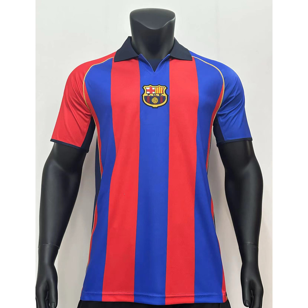 เสื้อฟุตซอล warrix official store เสื้อฟุตบอลแขนสั้นวินเทจสำหรับฤดูกาล2001-02