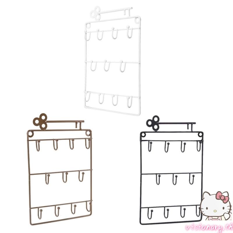 Vision ติดผนัง 11 สําหรับ Key Holder Rack Organizer กระเป๋าสําหรับ Entryway Kitchen Home O
