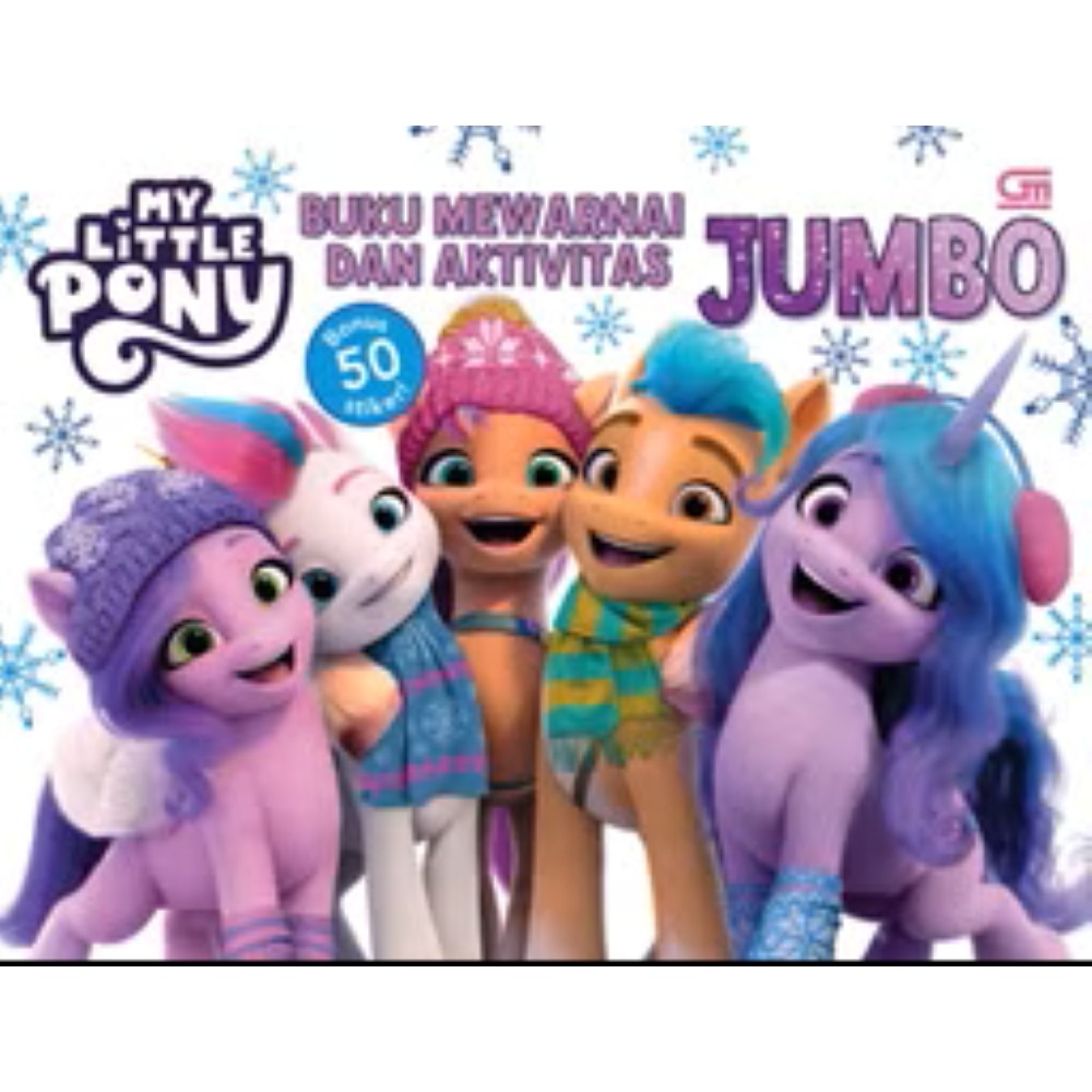 หนังสือเด็ก TKK88 My Little Pony: หนังสือระบายสีและกิจกรรมจัมโบ้ - Hasbro International Inc