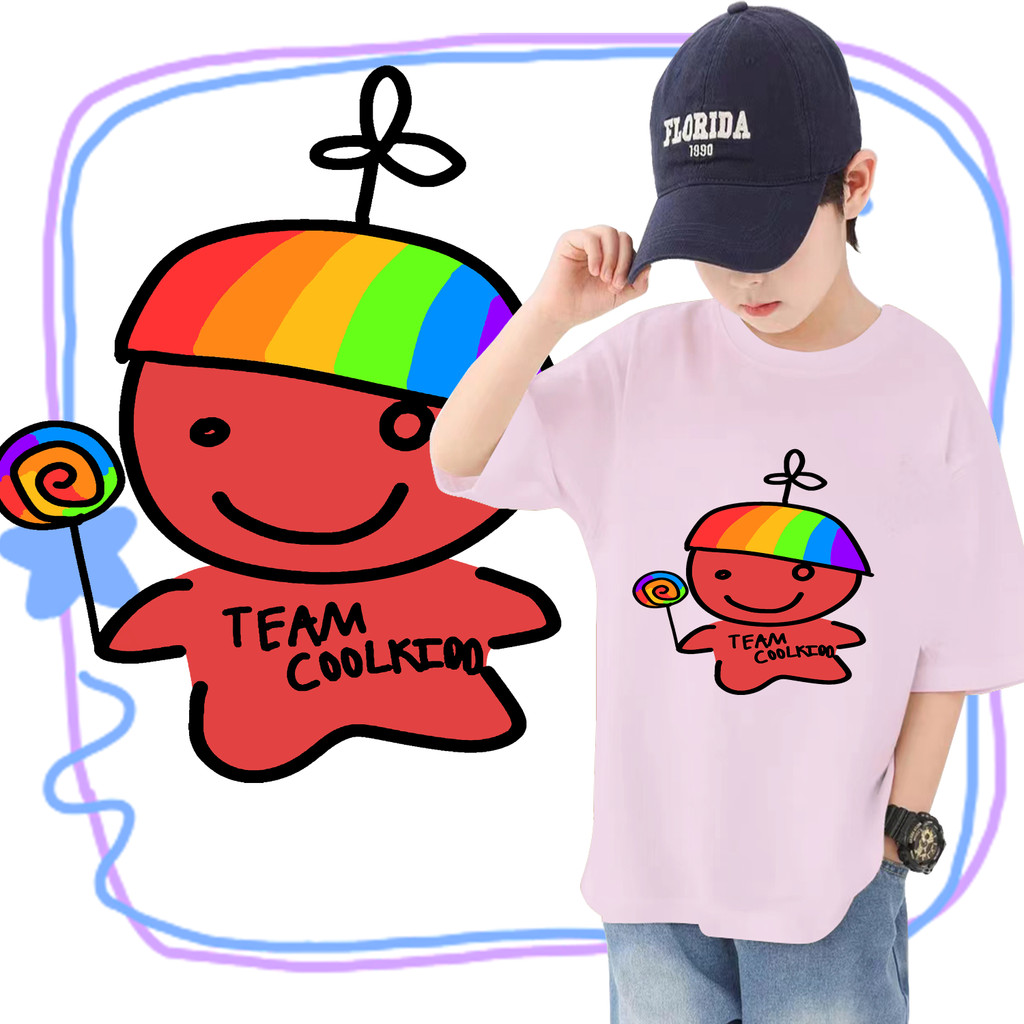 เสื้อยืดเด็ก coolkidd roblox ลายการ์ตูน ตัวละครเด่น ผ้าฝ้ายใส่สบาย