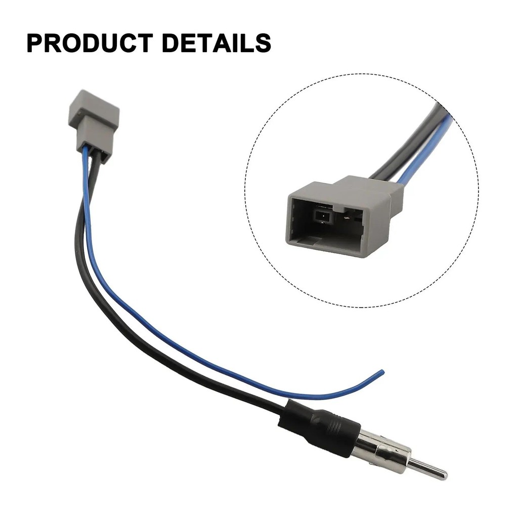 1PCS สายไฟสเตอริโอวิทยุ AM เสาอากาศ FM อะแดปเตอร์สายเคเบิลสําหรับ Honda สําหรับ Civic สําหรับ Mazda 