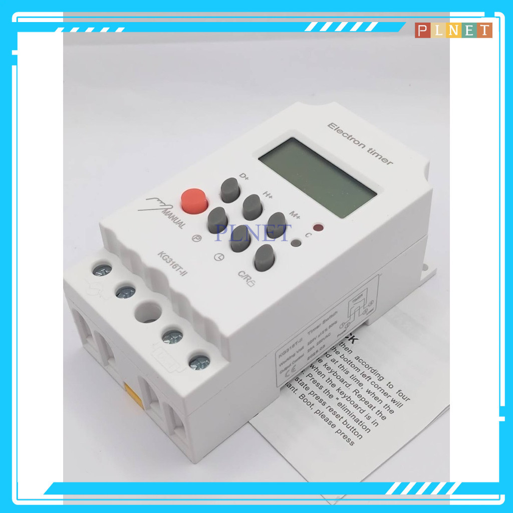 ใหม่ แท้ KG-316T-II 12,24,220V ทามเมอร์เวลา เวลา ตัวตั้งเวลา นาฬิกาเวลา KG-316T-II 12,24,220V ส่งในว