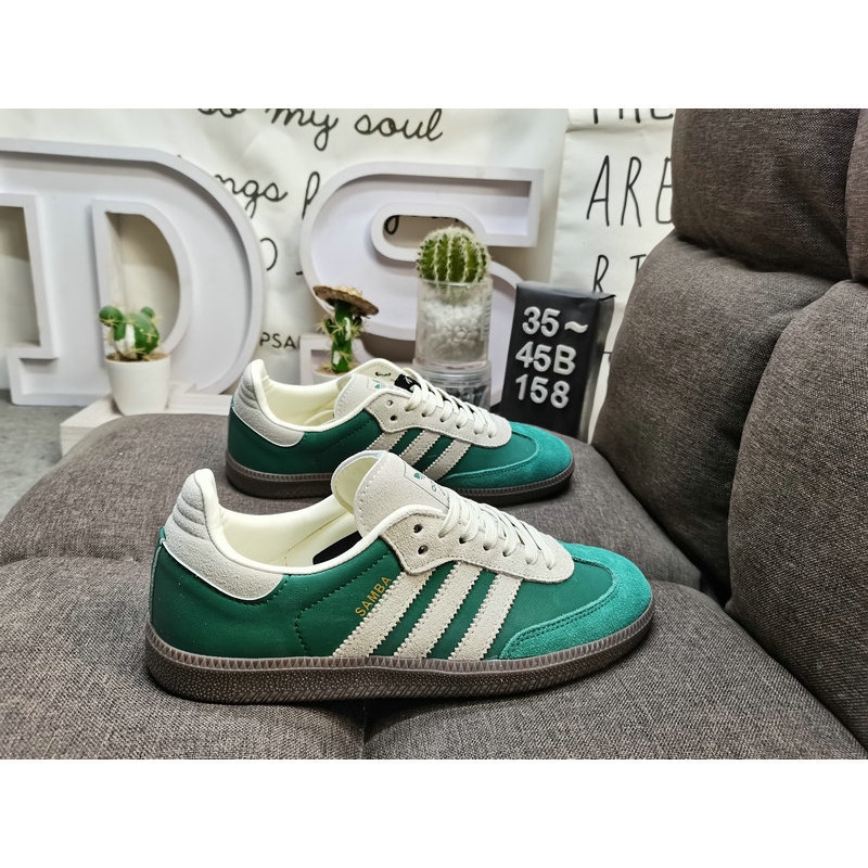 ใหม่ OG JI3215 รองเท้ากีฬาลําลองตัดต่ําสําหรับผู้ชายและผู้หญิง/สีเขียว